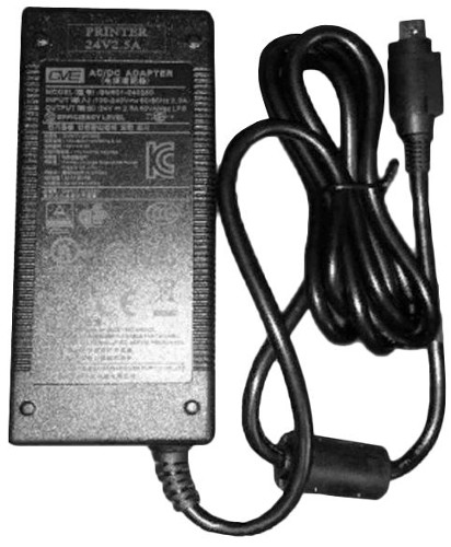 Блок питания для принтеров чеков Sam4s Ellix, 24V/2.5А, без сет.кабеля, ориг. (JK44-10005B/С)