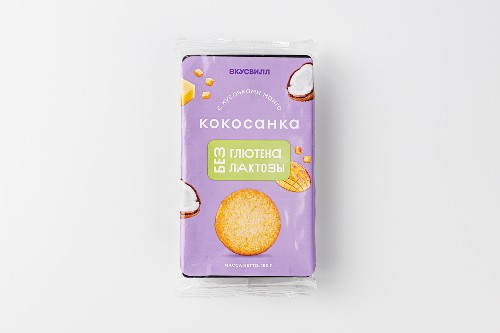 Кокосанка с кусочками манго