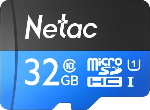 Карта памяти Netac MicroSD card P500 Standard 32GB, retail version w/SD