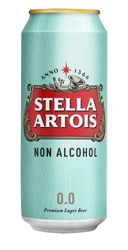 Пиво безалкогольное Stella Artois светлое пастеризованное 0,45л ж/б.  шт