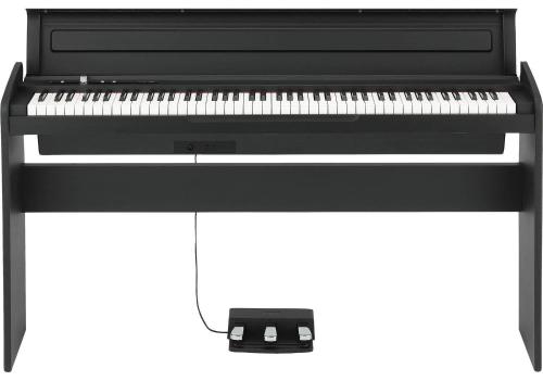 Пианино цифровое KORG LP-180-BK, 10 тембров, тройная педаль, белый