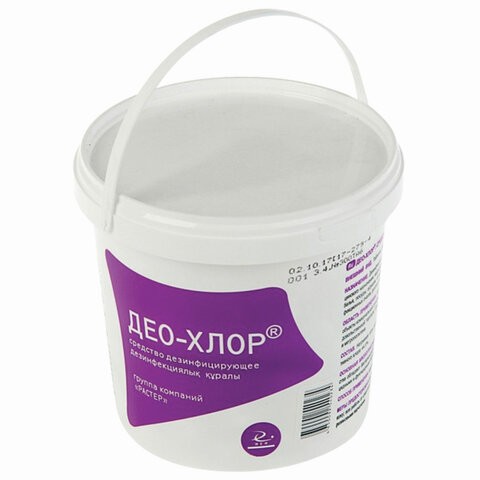 Дезинфицирующее средство ДЕО-ХЛОР, таблетки 300 шт., 1 кг.