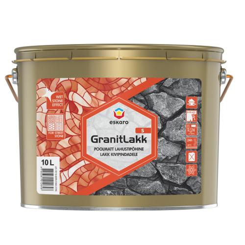 Eskaro Granit Lakk S лак для камня органоразбавимый , полуматовый, 10 л