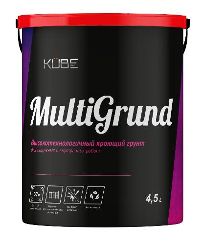 Kube MultiGrund грунт кроющий универсальный, белый, матовый, 4,5 л