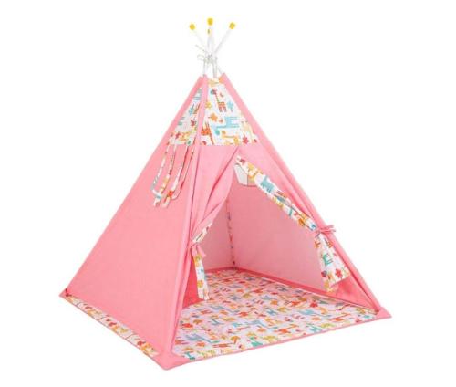 Палатка-вигвам детская Polini kids Жираф, розовый