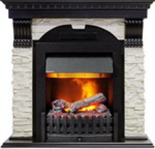 Камин Dimplex Dublin арочный сланец белый с очагом Danville Delux Black (венге) 1374906332