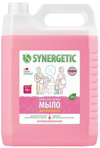 Мыло жидкое Synergetic Аромамагия 5л