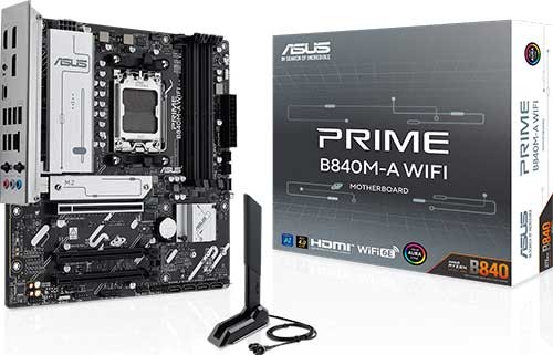 Материнская плата Asus PRIME B840M-A WIFI (AM5, mATX)