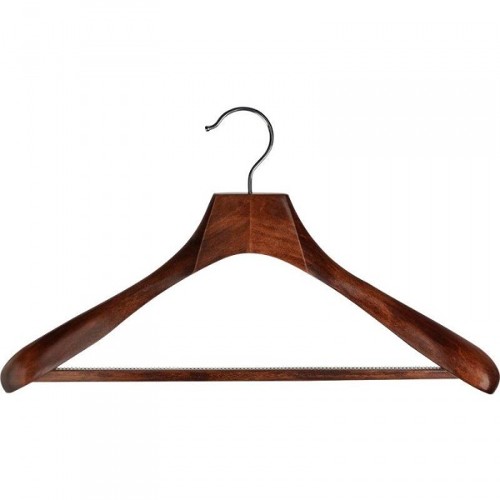 Вешалки плечики для одежды Attache усиленная с перекладиной, размер 52-54, орех