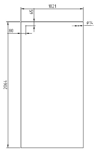 Стекло 8 мм закалённое прозрачное 1021х2064