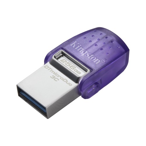 Флеш-память Kingston microDuo 3C G3, 256 Гб, USB 3.2 & USB Type-C и Type-A