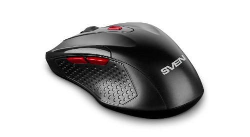 SVEN Беспроводная мышь SVEN RX-450W чёрная (2,4 GHz, 5+1кл. 1200-3200DPI)