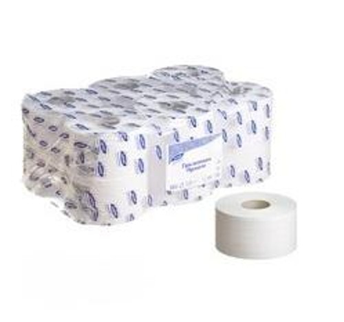 Туалетная бумага для диспенсеров Luscan Professional 2-слойная 12 рулонов по 170 метров, T2