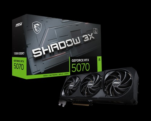 Видеокарта MSI GeForce RTX 5070 12G SHADOW 3X OC