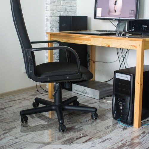 Защитный коврик под компьютерное кресло BSL D 100 см (1,5 мм)