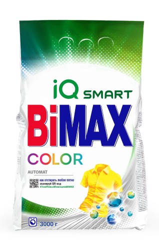 Порошок стиральный BiMax Color 3кг автомат