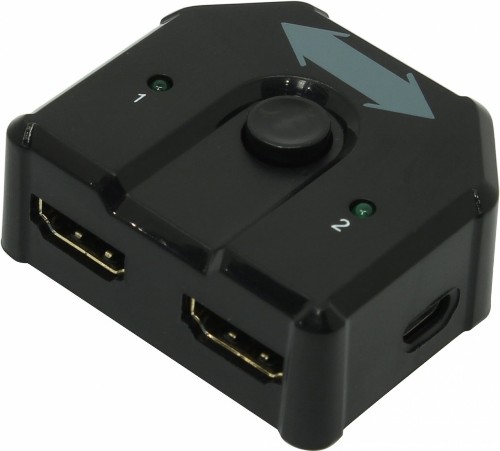 Greenconnect Переключатель HDMI 2.0, 2 к 1 Bi-Direction Switch серия Greenline GL-vTC03T Greenconnect Переключатель Greenline HDMI 2.0, 2 к 1 Bi-Direction Switch