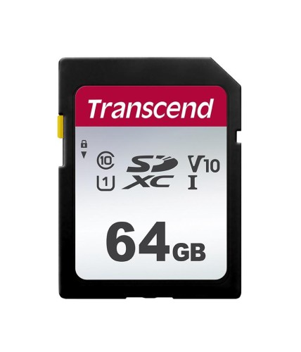 Карта памяти Transcend 300S SDXC 64Gb UHS-I Cl10, TS64GSDC300S