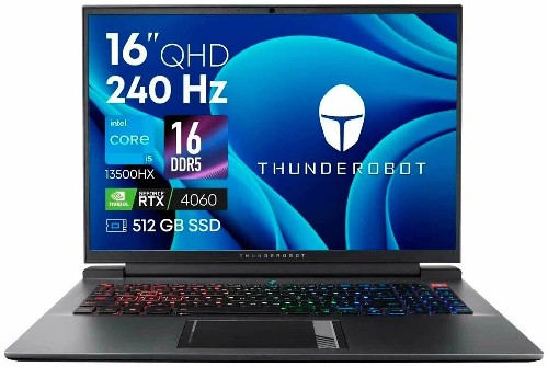 Ноутбук игровой Thunderbook Zero G3 Pro/16"/Core i5-13500HX/16/512/RTX 4060/Win/Grey JT009Q00BRU