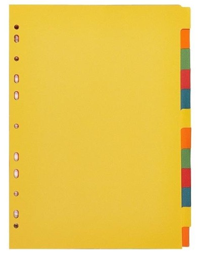 Разделитель листов Attache цветной картон (12 шт.) 327174