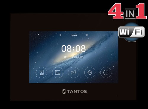 Marilyn HD Wi-Fi IPS (Black) Tantos Монитор видеодомофона Marilyn HD Wi-Fi IPS (Black) Tantos Монитор видеодомофона