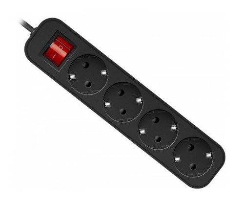 Defender Удлинитель с заземлением G450 Выключатель, 5.0 м, 4 розетки