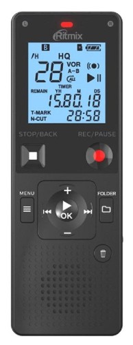 Диктофон цифровой Ritmix RR-820 16Gb Black