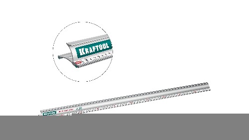 KRAFTOOL KRAFT-LINE, 1.0 м, усиленная алюминиевая линейка со стальной направляющей (34275-100)