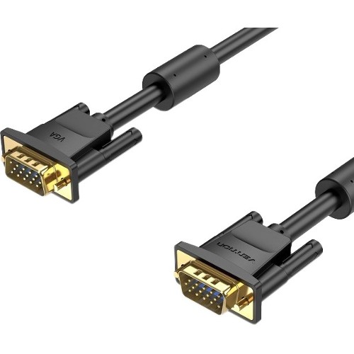 Кабель Vention VGA 15M/15M с 2 ферритовыми фильтрами - 5м. Vention DAEBJ