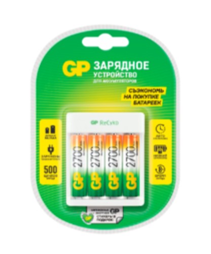 Зарядное устройство для АА и ААА аккумуляторов, GP 4610116224687