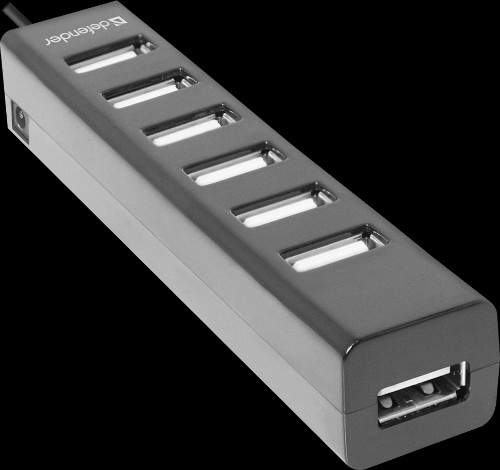 Defender Универсальный USB разветвитель Quadro Swift USB2.0, 7 портов Defender Quadro Swift USB2.0 Defender Универсальный USB разветвитель Quadro Swift USB2.0, 7 портов Defender Quadro Swift USB2.0