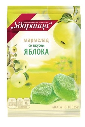 Мармелад Вкус яблока Ударница, 325г