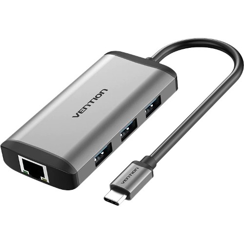 Мультифункциональный хаб Vention USB Type C 6 в 1 Vention CNCHB Мультифункциональный хаб Vention USB Type C 6 в 1 Vention CNCHB