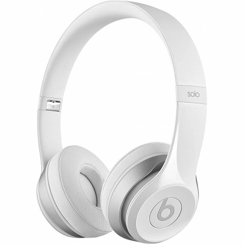 Гарнитура накладные Beats Solo 2 белый проводные  (оголовье)