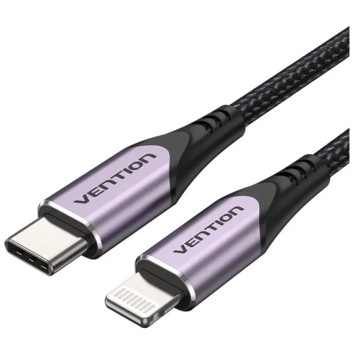 Кабель Vention USB 2.0 CM/Lightning 8M для iPad/iPhone - 1м. Фиолетовый Vention TACVF