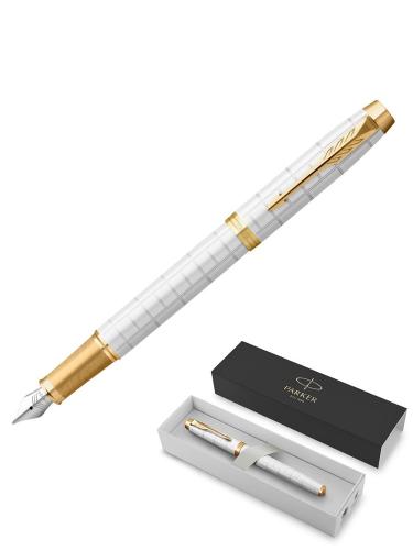 Ручка перьевая 'Parker IM Premium Pearl GT',в подарочной уп.,Китай,2143649