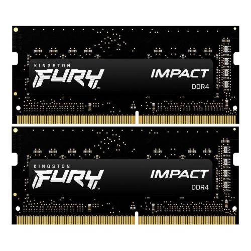 Модуль памяти Kingston Fury DDR4 SODIMM 16Gb(2x8Gb)2666МГц(KF426S15IBK2/16)