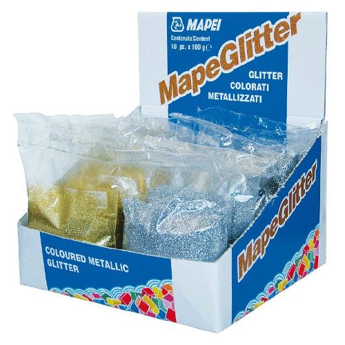 Mapei Mapeglitter блестки для затирки, №201 Silver, серебро, 100 г