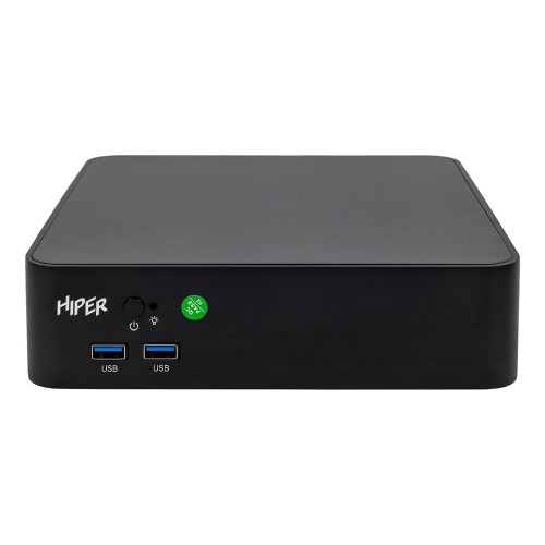 Неттоп Системный блок Hiper AS8 (I5124R16N5NSB) i5 12400/16Gb/SSD512Gb/NOS