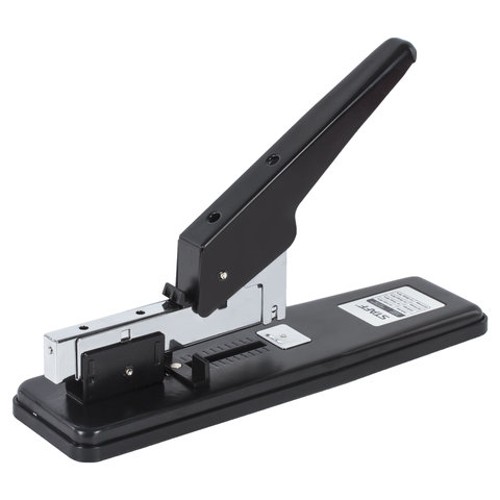 Мощный степлер для бумаги STAFF, до 70 листов, черный, №24/6-23/13