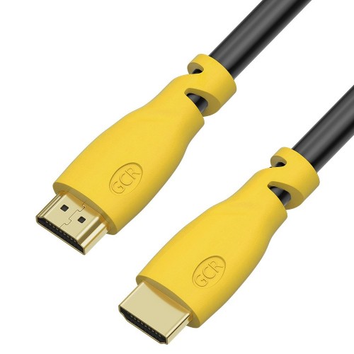 GCR Кабель 15.0m HDMI 2.0, желтые коннекторы, HDR 4:2:0, Ultra HD, 4K 60 fps 60Hz/5K*30Hz, 3D, AUDIO, 18.0 Гбит/с, 28/28 AWG, 3 X экран Кабель Greenconnect 15.0m HDMI 2.0, 15.0m