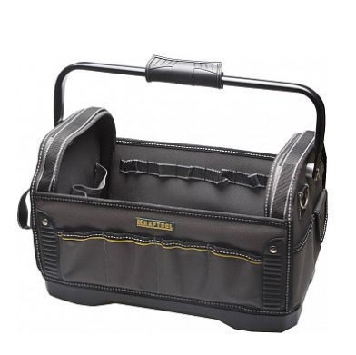 Сумка каркасная жесткое дно 20 карманов, 8 петель, L=46 см, KRAFTOOL 38741 Сумка каркасная жесткое дно 20 карманов, 8 петель, L=46 см, KRAFTOOL 38741