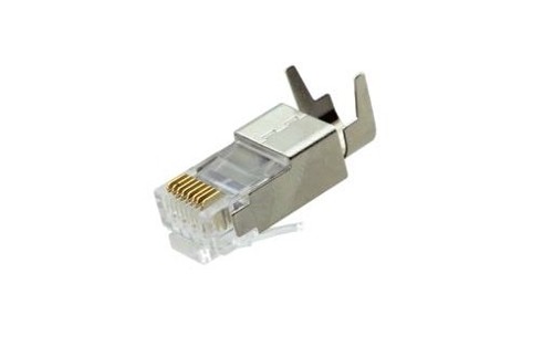 Разъемы RJ-45 для экранированной витой пары CAT6, калибр проводника 23 и 24AWG, диаметр изоляции жил до 1,5 мм Kramer CON-RJ45-2