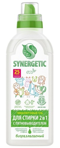 Гель для стирки Synergetic универсальный 2в1 750мл