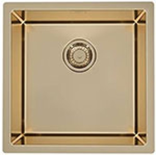 Кухонная мойка Alveus QUADRIX MONARCH 30 GOLD 450X450X200 с выпуском без сифона (1103319)