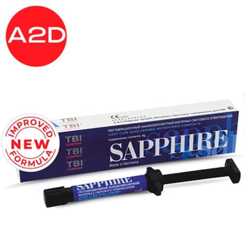 Sapphire N / Сапфир N - реставрационный нанокомпозитный материал светового отверждения A2D, шпр 4 гр.