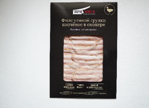 Филе утиной грудки копченое в смокере 0,100 кг Примясе ФМ