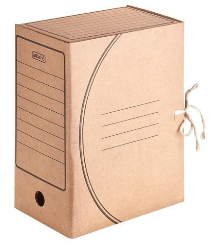 Короб архивный с завязками с завязками  Attache 150 мм 150x240x320  (упак. 5 шт.) 809768