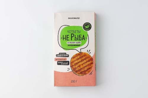 Котлеты "Не рыба" со вкусом краба зам., 200 г