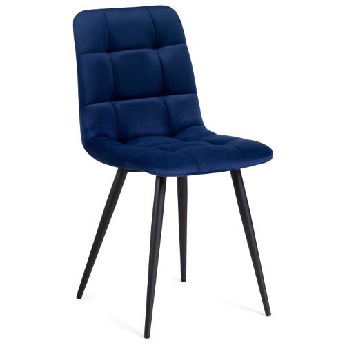 Стул МР Чилли К синий/ черный каркас